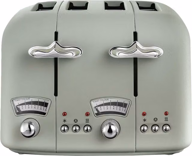 DeLonghi Argento 4 Slice Toaster, Green
