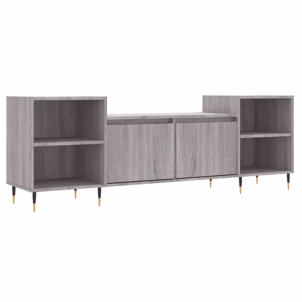 Berkfield Home Modern Grey Sonoma TV Cabinet W/D/H: 160 x 35 x 55 cm – 2