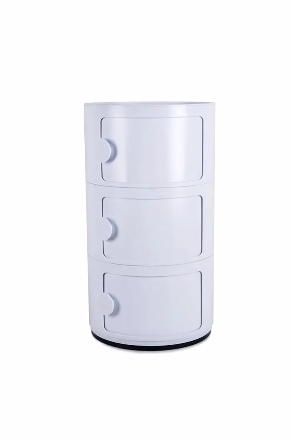 Living and Home 3-Tiered Plastic Drawer Storage Unit Organizer in White – 2