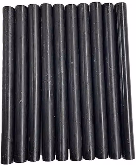 Syntego Pack of 10 Black Wax Sticks