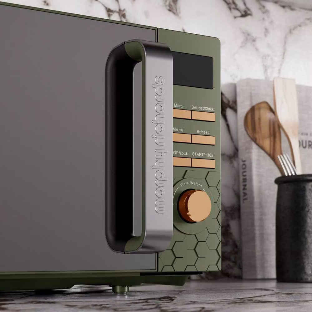 Morphy Richards Cassini 20L 800W Digital Solo Microwave in Green – 4