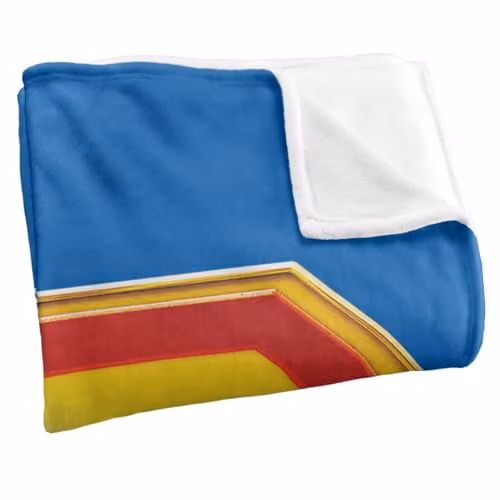 Warner Bros. Superman 2025 Movie Take Me Home Shield Super Soft Fleece Throw Blanket, Multicolour, W: 152 cm, D: 127 cm – 2