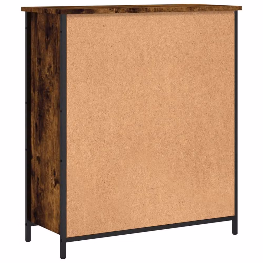 Berkfield Home Smoked Oak Sideboard in Brown, W/D/H: 70 x 30 x 80 cm – 5