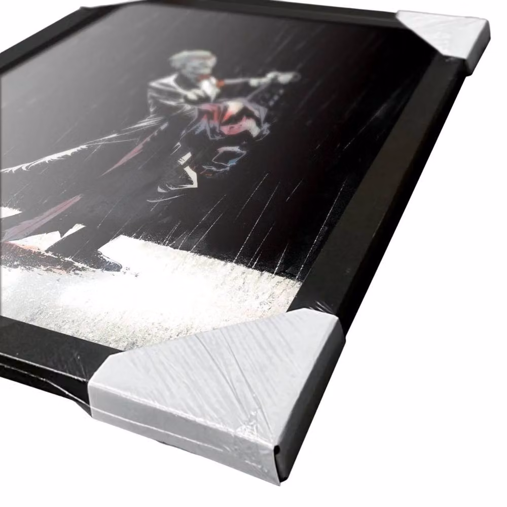 Batman Joker Dance Multicolour Framed Paper Poster in Black – 2