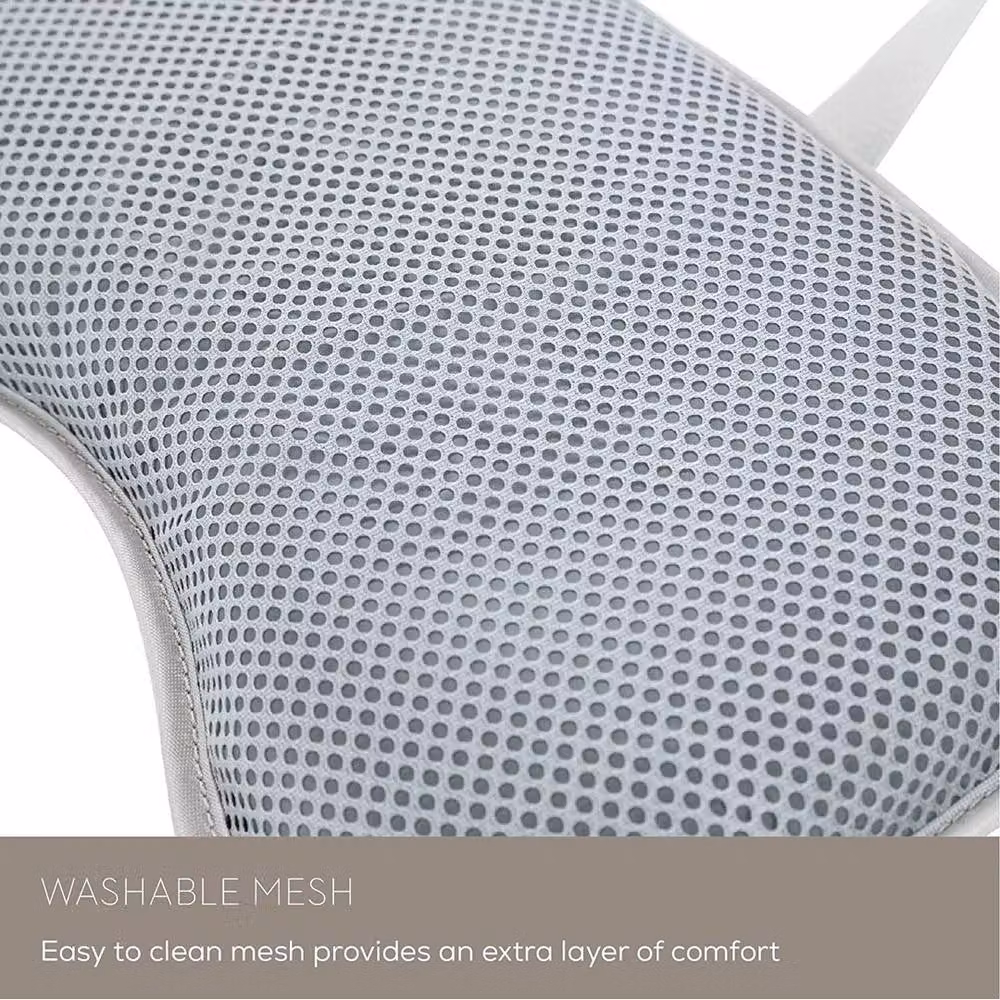 EONLION Set of 2 Grey Contoured Padded Neck and Head Support Pillows – 2
