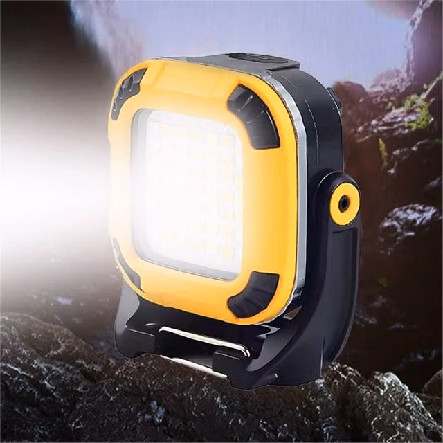 Kelvenix Rechargeable LED Portable Work Light in Yellow – 1