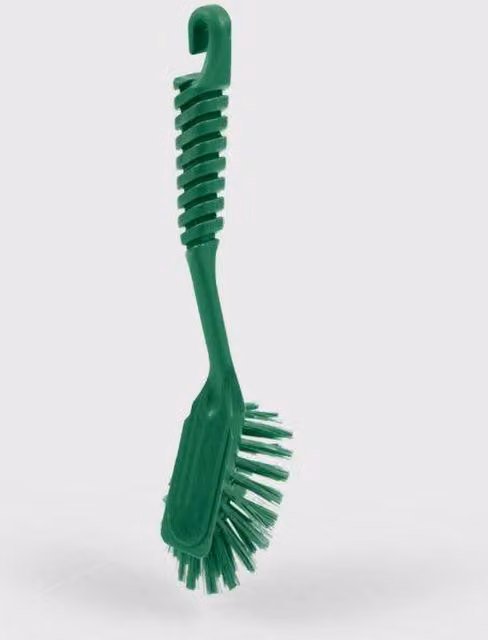 Universal Textiles Green Hygiene Washing Up Brush with Scraper
