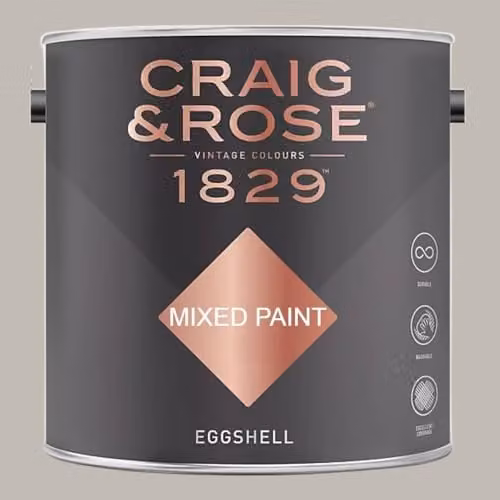 Craig & Rose 1829 Eggshell Paint in Harris Isle, 2.5 l