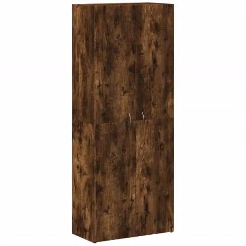 vidaXL Modern File Cabinet in Brown Oak, W: 60 cm, D: 32 cm, H: 153 cm – 1
