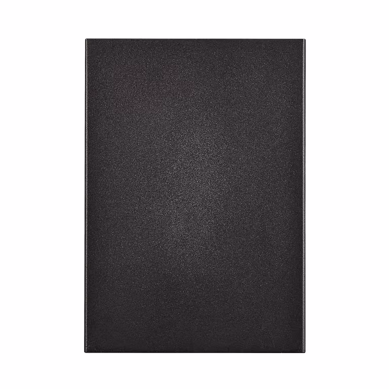 Nordlux Fold Black Metal LED Outdoor Wall Light with Warm White Up and Down Lighting, IP54 Rated
