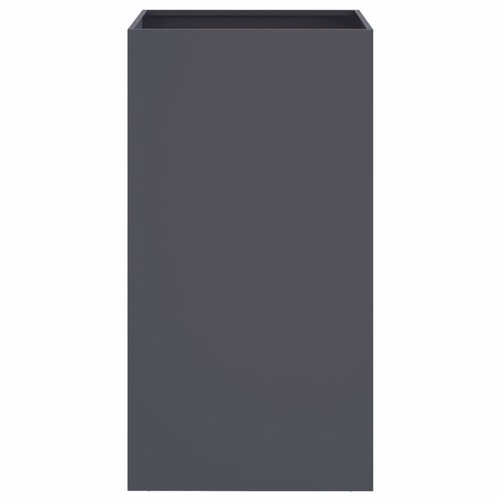 Berkfield Home Steel Planter Tub in Anthracite Grey, W/D/H: 42 x 38 x 75 cm – 3