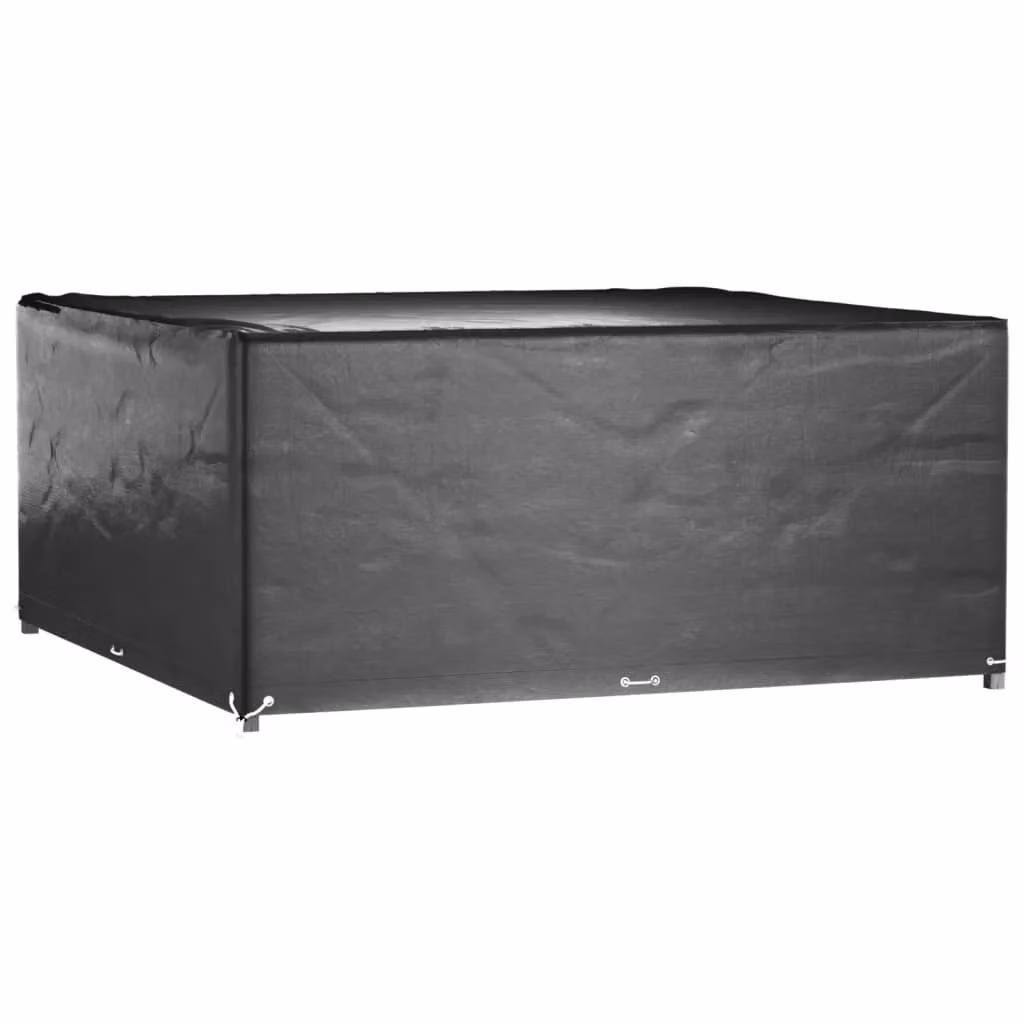 Berkfield Home Water-Repellent Square Garden Furniture Covers, 2 Pack, Black, W/D/H: 250 x 250 x 90 cm – 2
