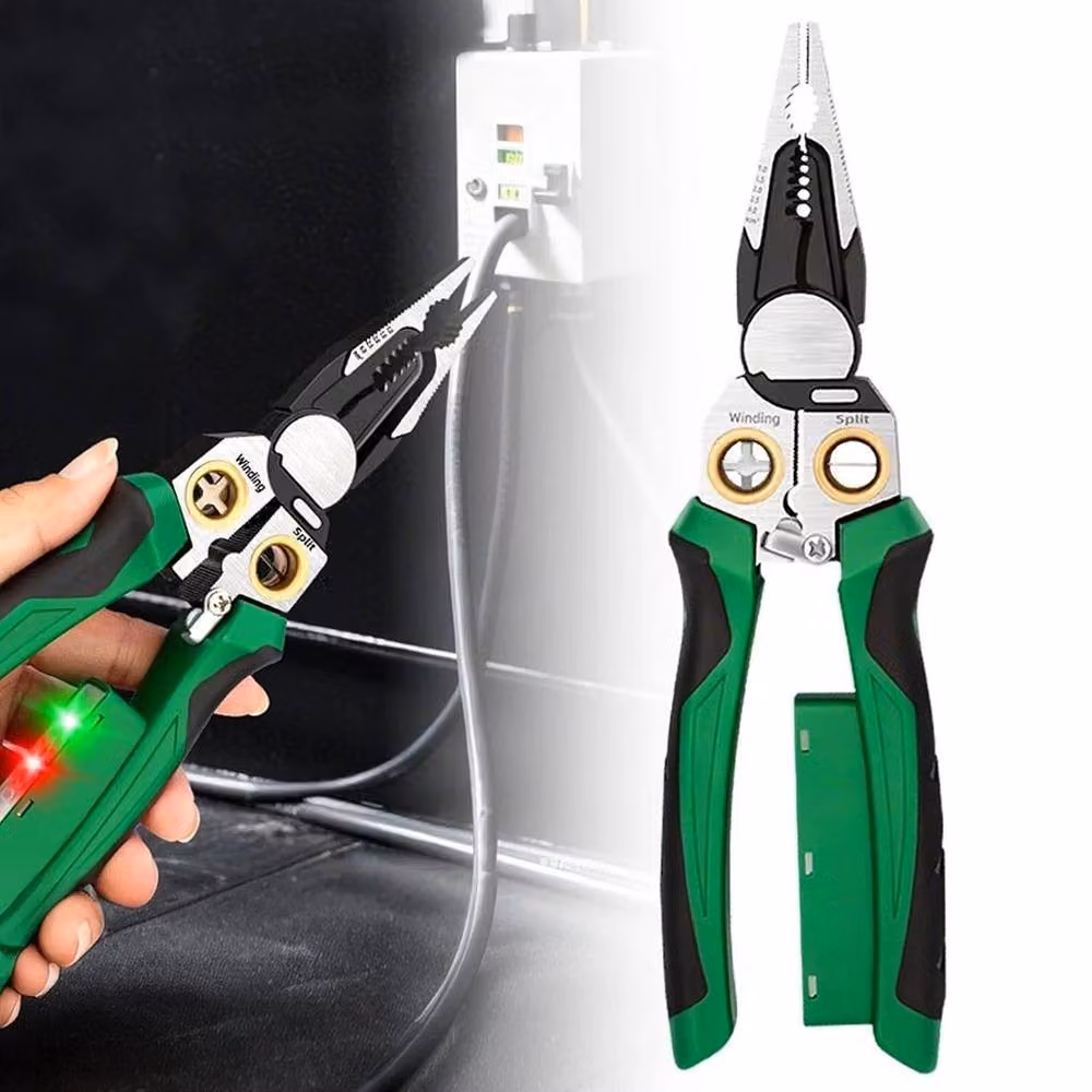 FLAVORA 8-in-1 Voltage Tester and Wire Stripper Tool in Green – 2