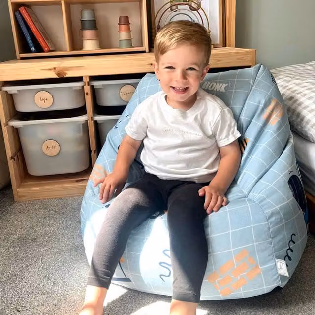rucomfy Dig-It Snuggle Chair Bean Bag for Kids in Multicolour – 1