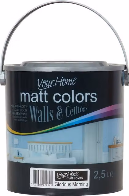 Your Home Matt Emulsion Glorious Morning Blue 2.5 l