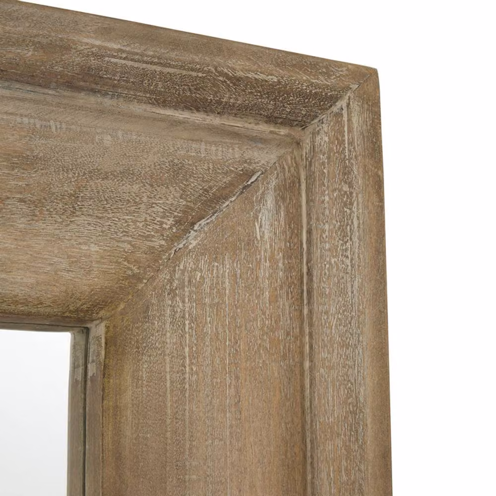 Lemon Pavilion Copgrove Collection Rectangular Wall Mirror in Brown, W: 100 cm, H: 200 cm – 2