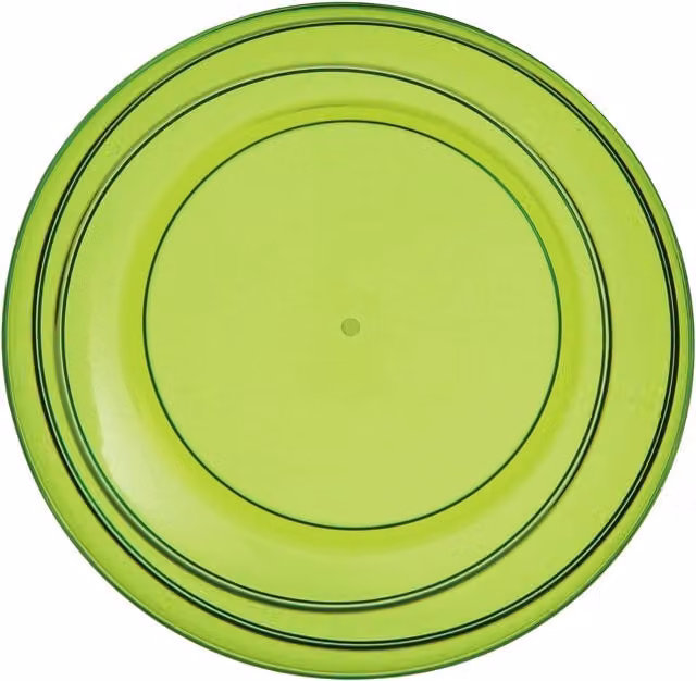 Orsina Durable Small Summer Dessert Plate in Green