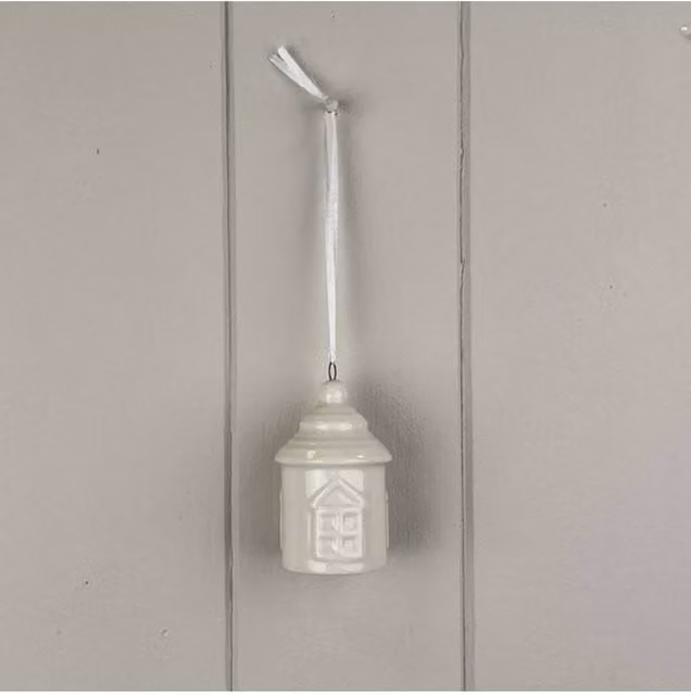 KDMD Extra Large White Ceramic Hanging House Decoration