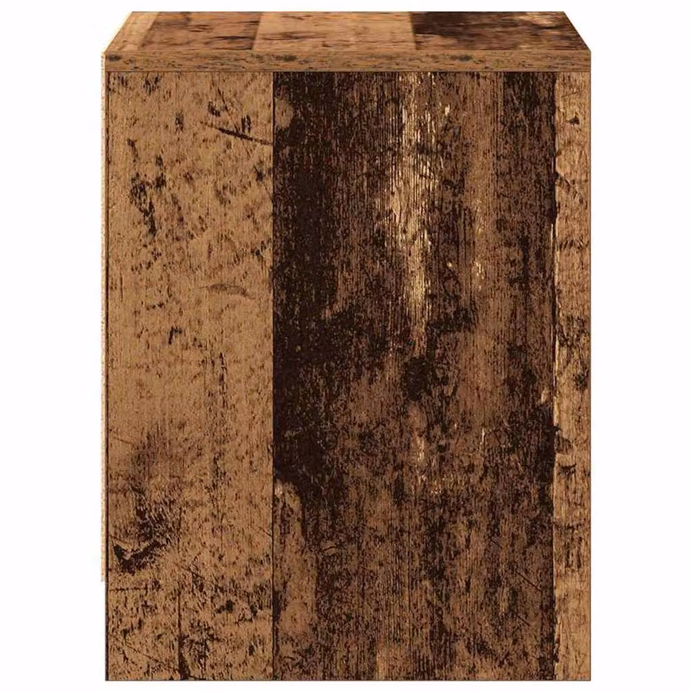 Berkfield Home Traditional Bedside Cabinet in Brown Old Wood, W/D/H: 45 x 34 x 44.5 cm – 4