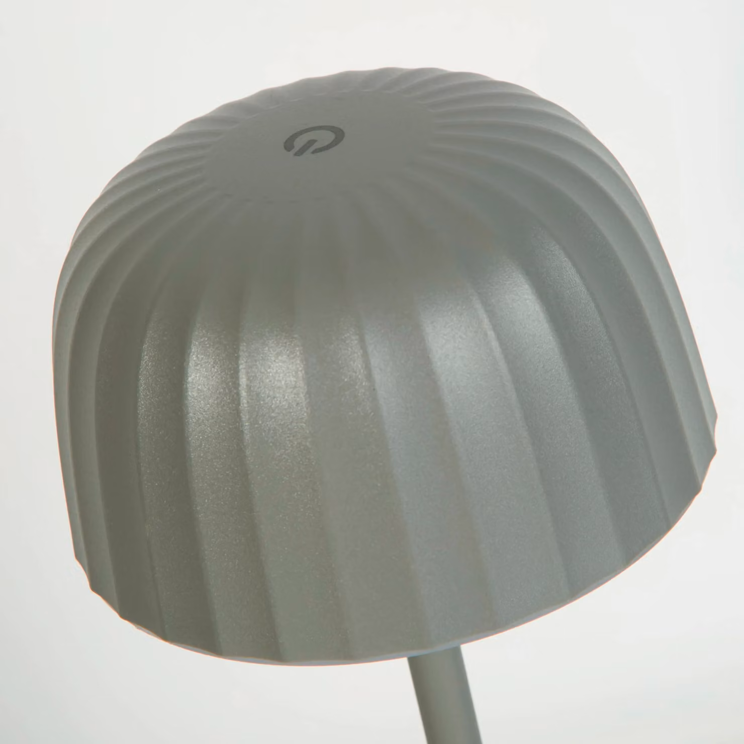 Lighting Collection Ella Outdoor Rechargeable LED Table Lamp in Grey – 3