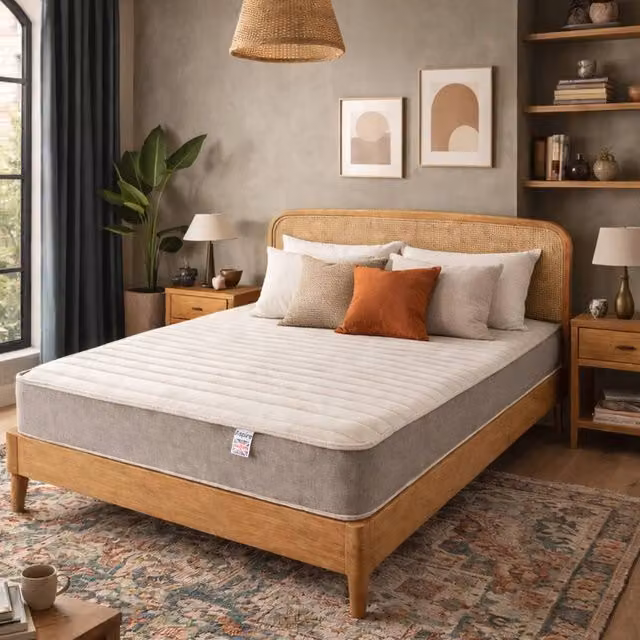 Aspire Pocket+ Hybrid Memory Foam 1000 Pocket Mattress, Medium Comfort, White, Small Single, Height: 23 cm – 1