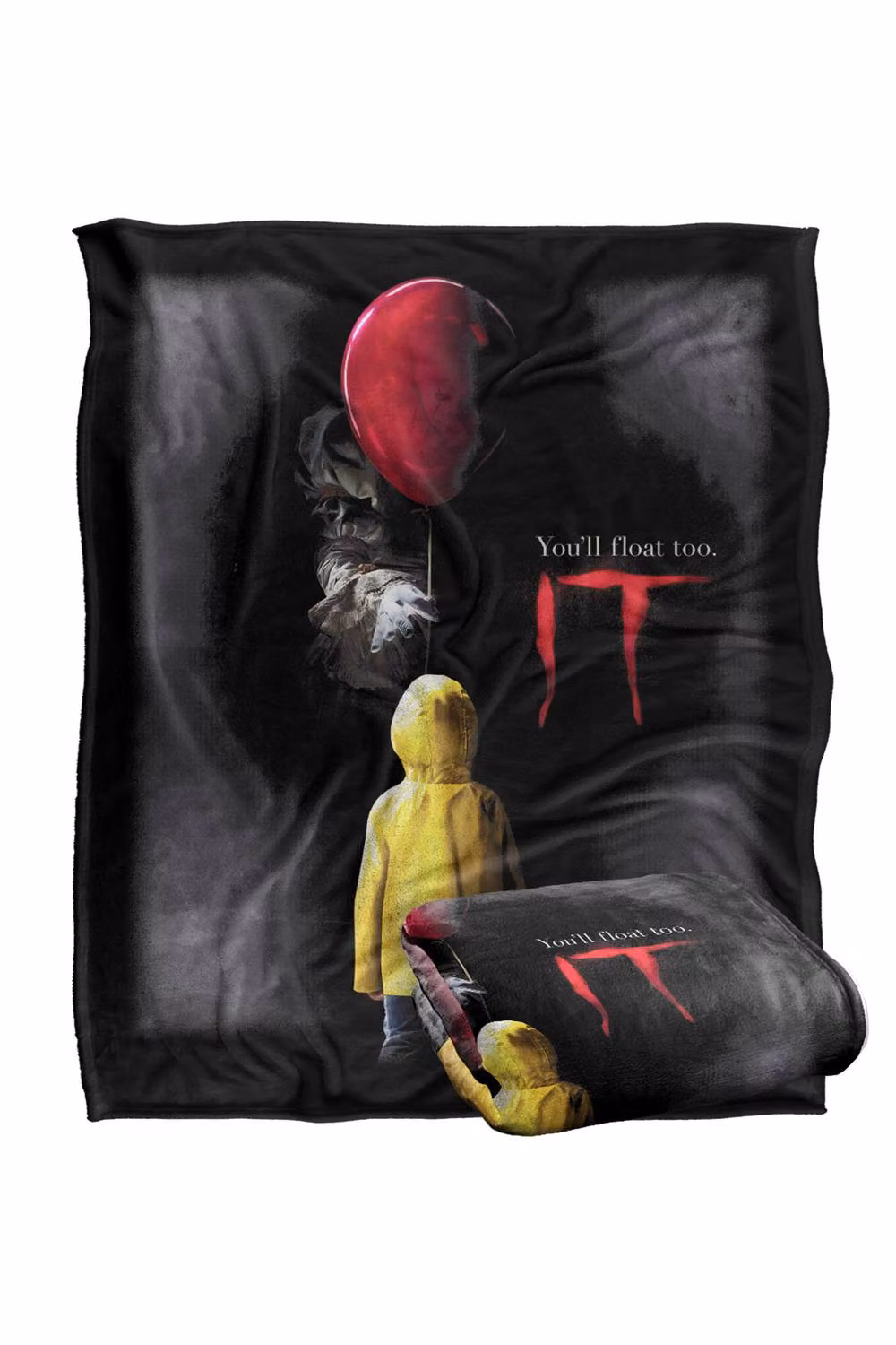 LOGOVISION It You'll Float Too Halloween Poster Super Soft Fleece Throw Blanket, Multicolour, W: 152 cm, D: 127 cm – 7