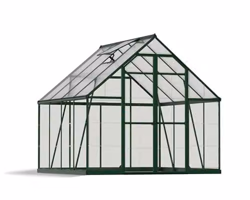 Palram Canopia Balance Greenhouse in Green with Polycarbonate Panels and Aluminium Frame