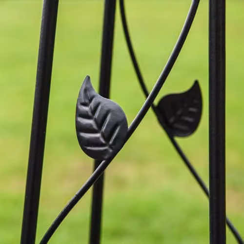 Thompson & Morgan Metal Ornamental Garden Obelisks, Set of 2, Bronze – 4