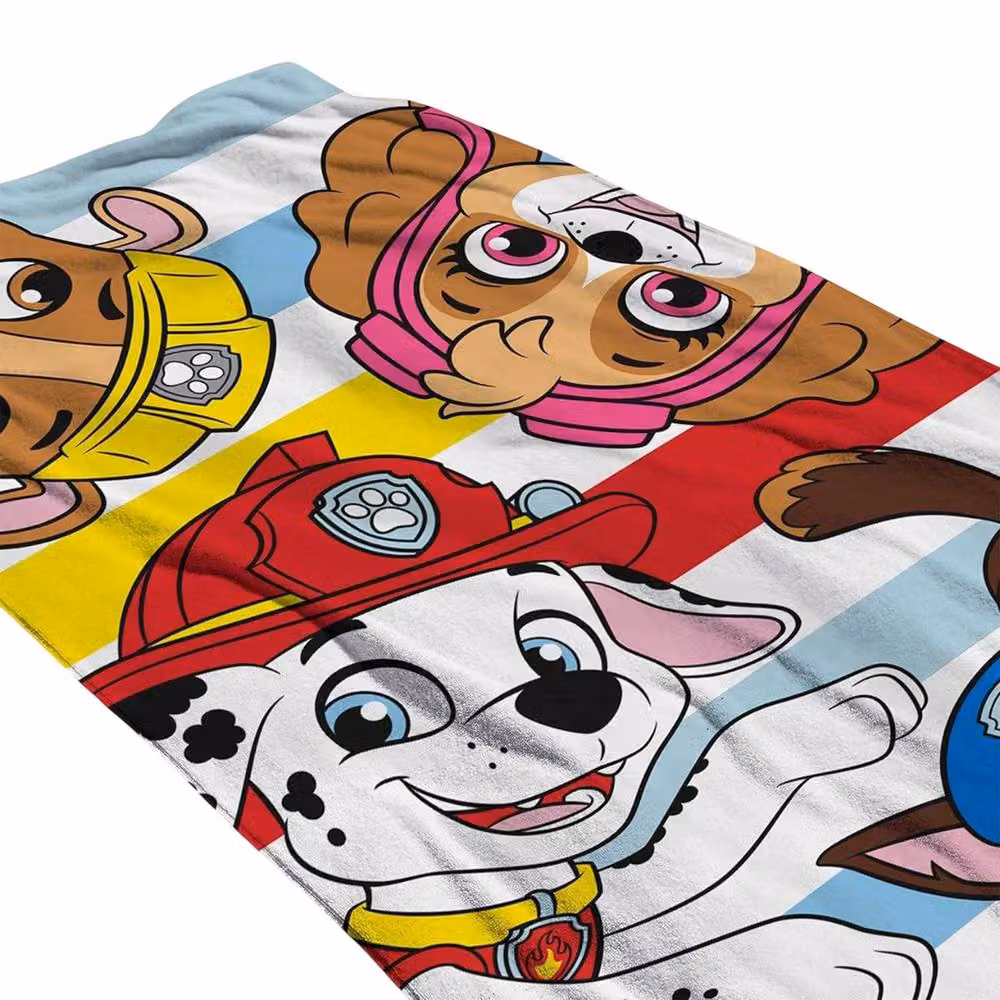 Paw Patrol Childrens Multicolour Cotton Terrycloth Towel, W: 70 cm, H: 140 cm – 2