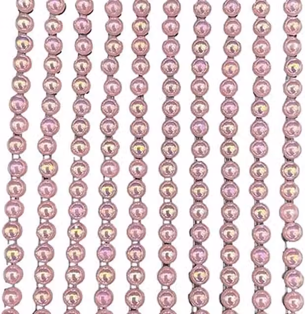 Syntego 500 Pink Round AB Pearls