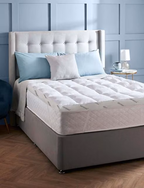 Silentnight Airmax 1000 Extra Deep Mattress Topper, White