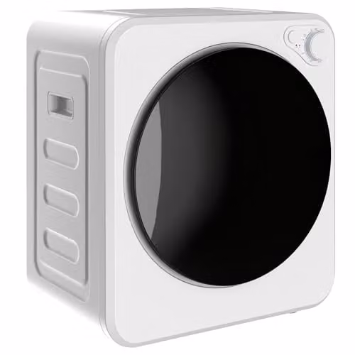 HOMCOM 4kg Front Load Portable Clothes Dryer with 2 Power Modes, White – 1