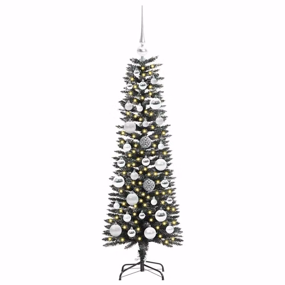 Berkfield Home Artificial Christmas Tree with Stand, Green, H x W x D: 120 x 40.5 x 40.5 cm – 3