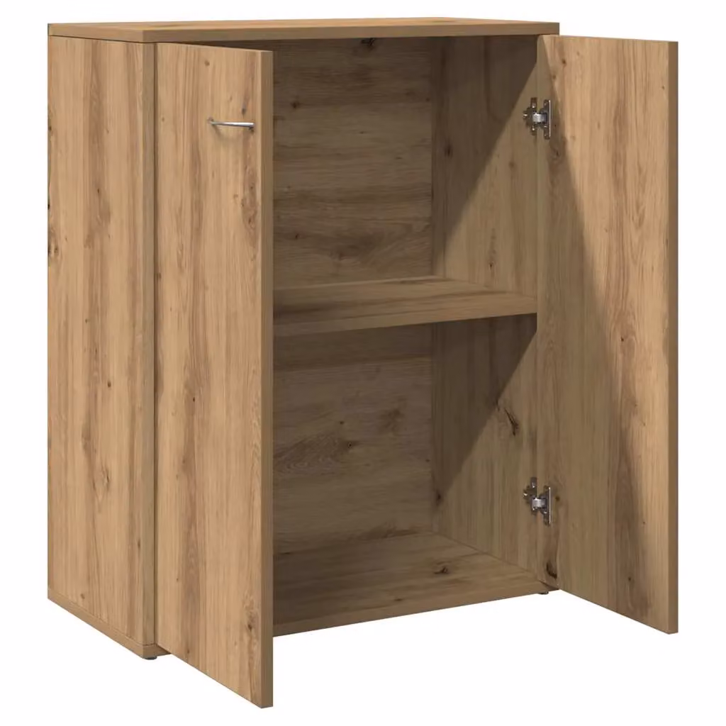 Berkfield Home Artisan Oak Sideboard in Brown, W/D/H: 60 x 30 x 75 cm – 3