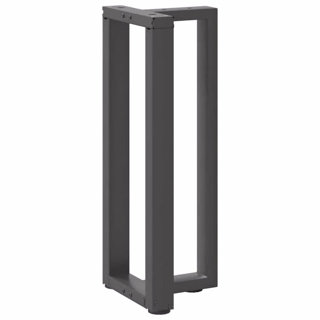 Berkfield Home T-Shaped Console Table Legs, 2 Piece Anthracite and Black Steel Set, W/D/H: 25 x 28 x 72.5 cm – 3