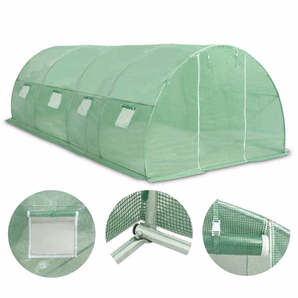 Berkfield Home Green Freestanding Greenhouse with W/D/H: 600 x 300 x 200 cm – 2