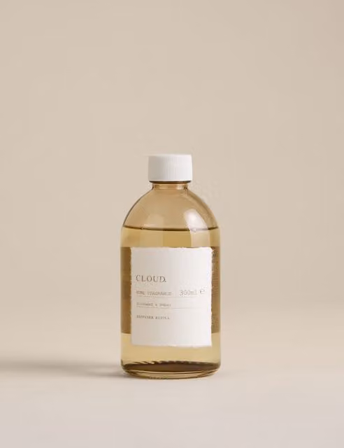 Teraire Cloud Diffuser Refill, 300ml, Grey and Transparent