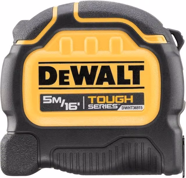 DeWalt Toughseries Tape Measure in Yellow and Multicolour