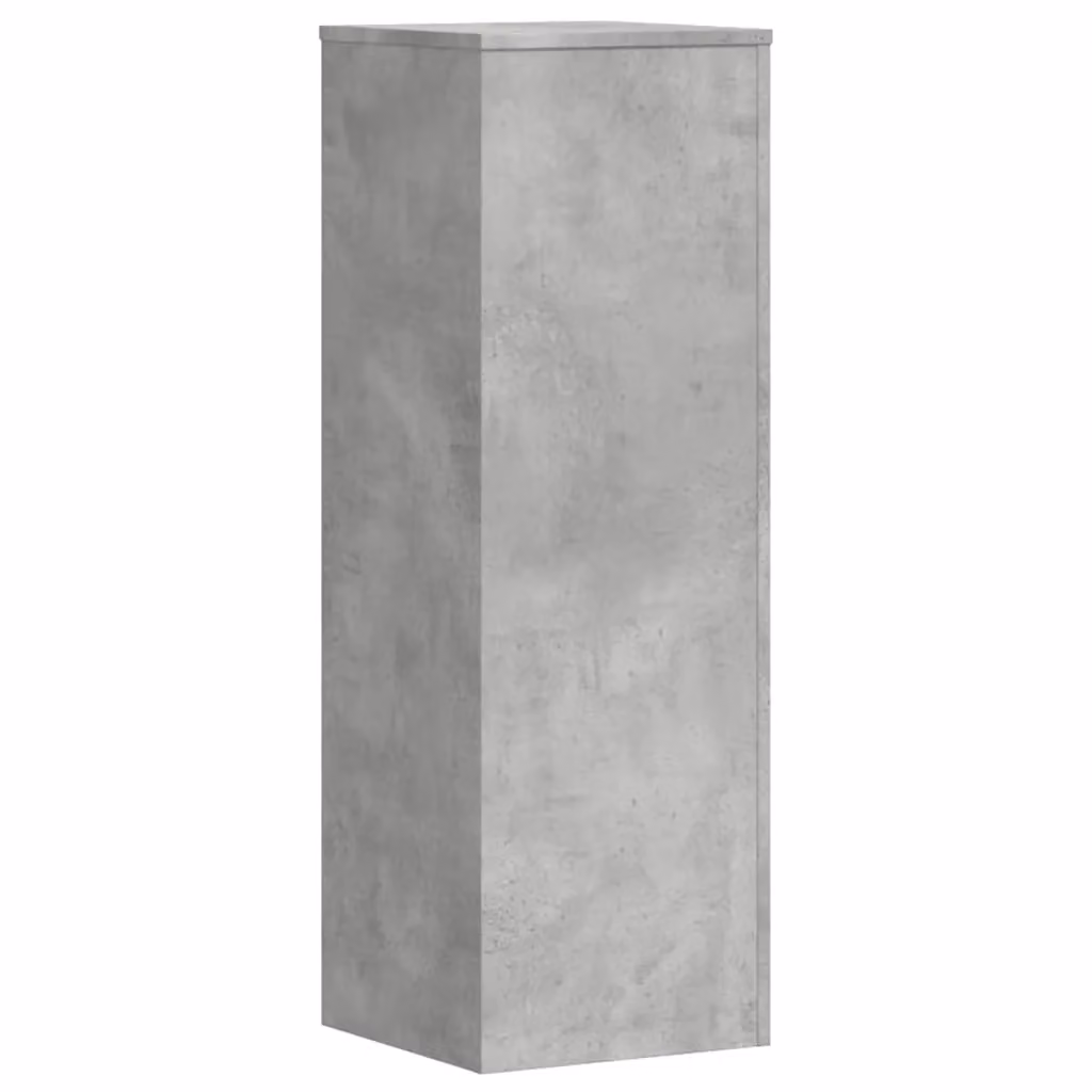Berkfield Home Set of 2 Modern Concrete Grey Plant Stands, W/D/H: 33 x 33 x 100 cm – 2