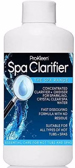 Pro-Kleen Spa Clarifier Liquid Flocculation Cleaner for Pools and Hot Tubs, White