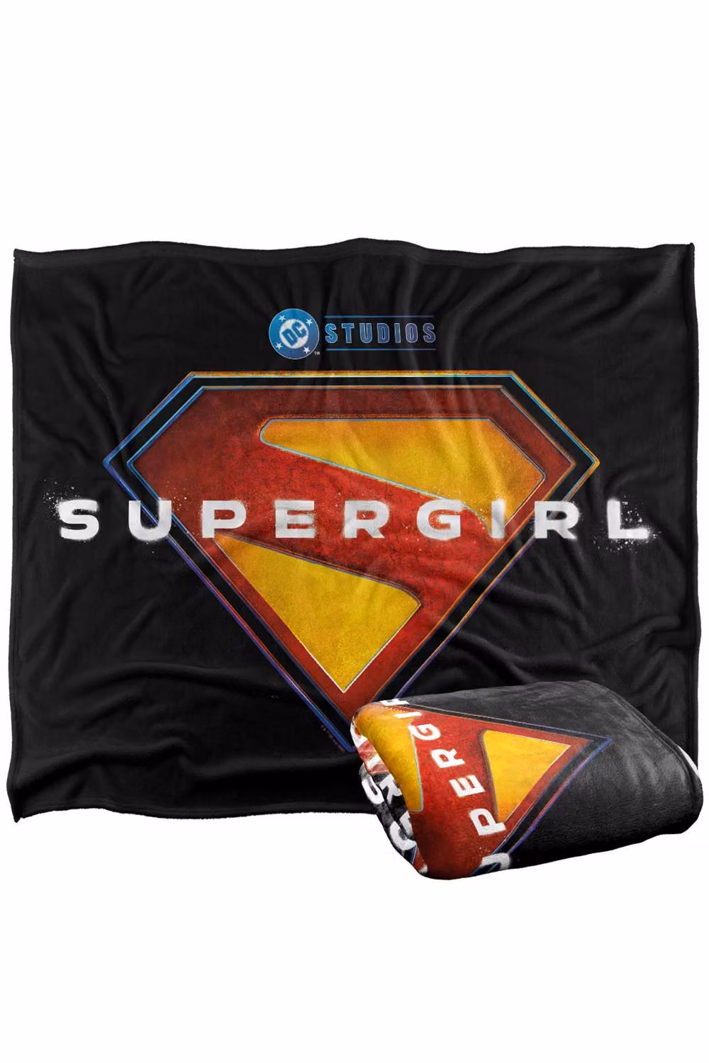 LOGOVISION Super Girl 2026 Full Colour Shield Multicolour Super Soft Fleece Throw Blanket W: 152 cm, D: 127 cm – 7