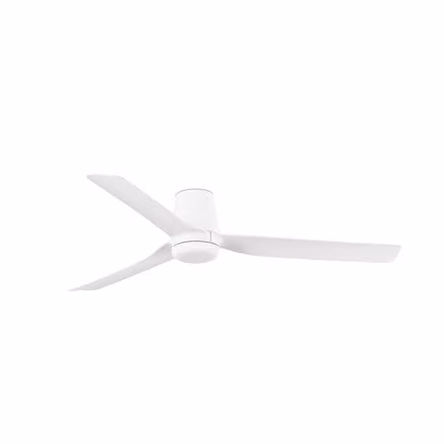 Netlighting Punt Tub Medium White DC Ceiling Fan with 6 Speeds, Remote Control and Timer