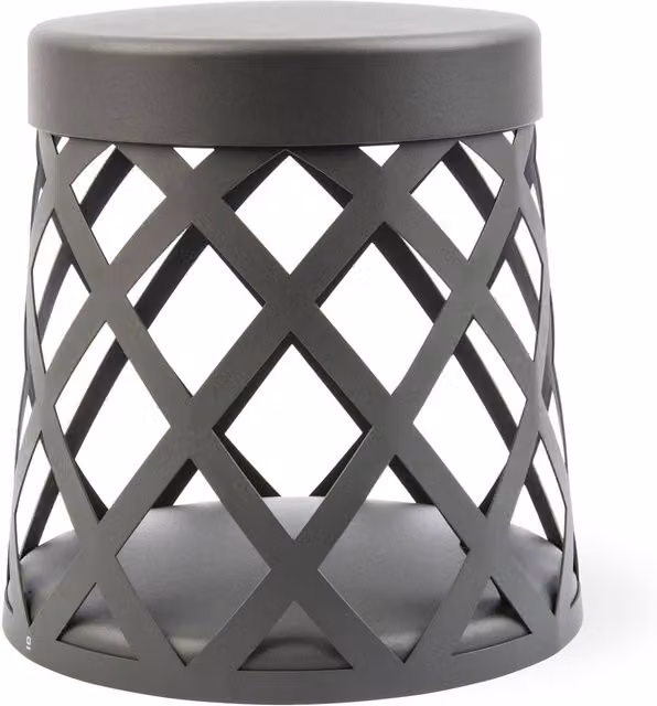 Netlighting Shadow LED Outdoor Pedestal Light in Dark Grey with Up and Down Effect, IP65 Rated