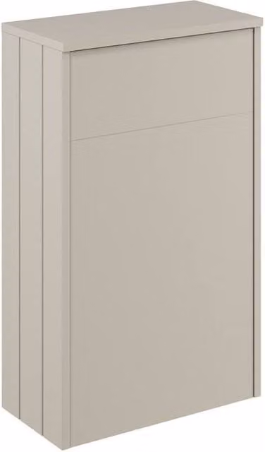 Balterley Freestanding Bathroom WC Unit in Matt Pebble Grey, W: 81.8 cm, D: 50.2 cm, H: 26.0 cm