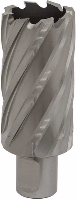 Loops M2 Steel Annular Metal Core Drill Rotabor Cutter with 19mm Shank, Silver and Multicolour, Depth: 50 mm, Diameter: 33 mm