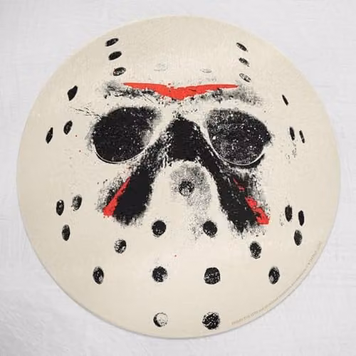 Zavvi Friday the 13th Jason Voorhees Round Chopping Board, Multicolour, Diameter: 30 cm