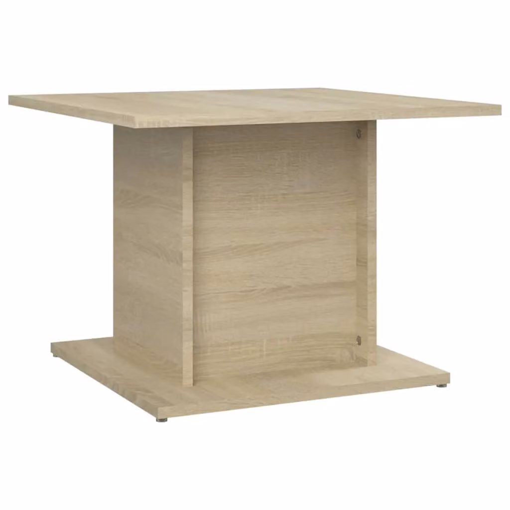 Berkfield Home Sonoma Oak Coffee Table in Beige, W/D/H: 55.5 x 55.5 x 40 cm – 2