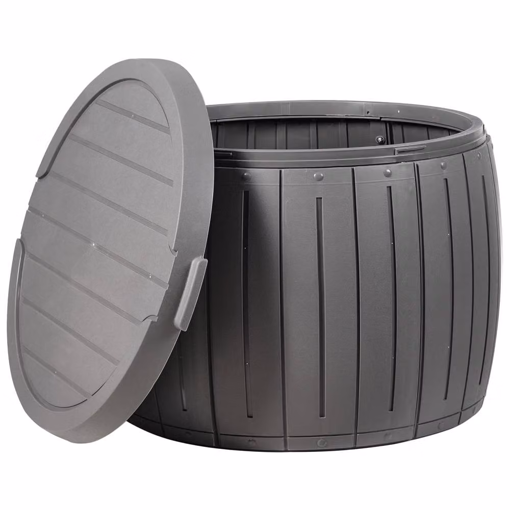 Wyld and Coco Grey Outdoor Storage Box with Twist Lid – 3