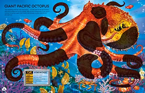 Usborne Build Your Own Sea Creatures Sticker Book, Multicolour – 2