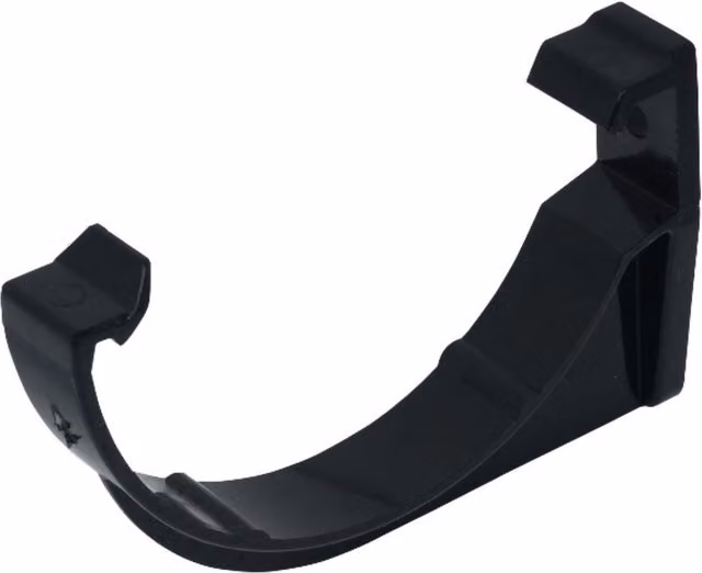 FloPlast 112mm Round Half Round PVC Fascia Bracket in Black and Grey